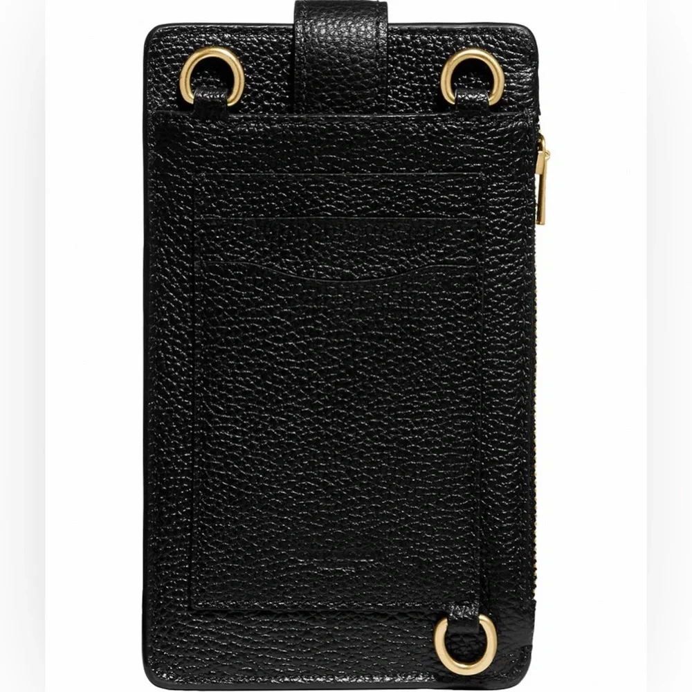Coach Polished Pebble leather phone crossbody NWT